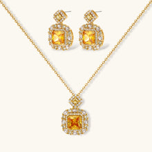 Goldenes Quadrat Luxus-Set