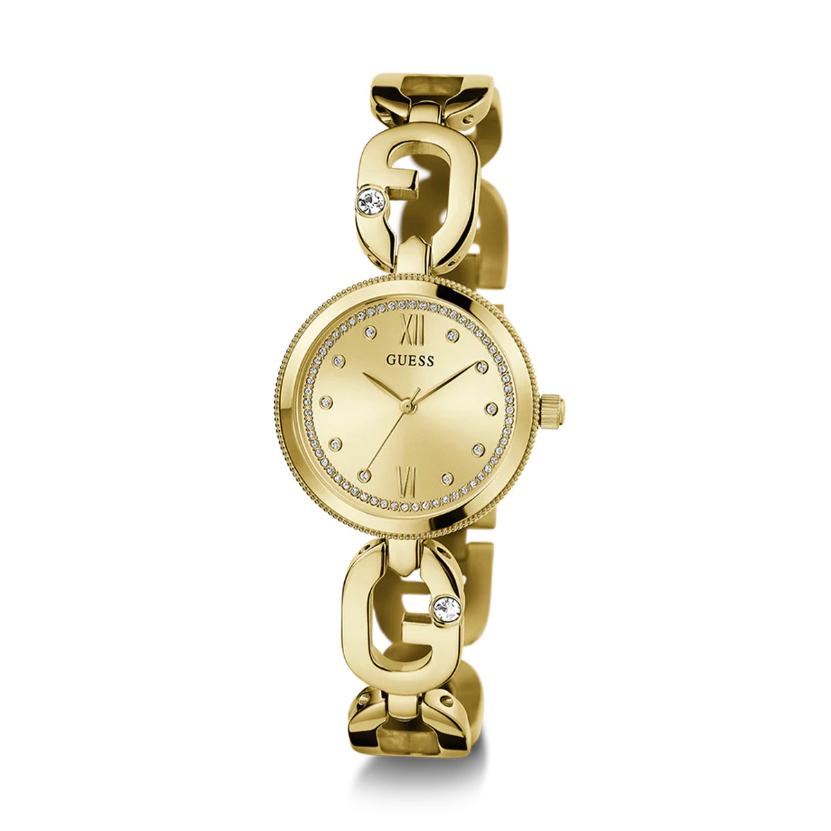 Guess Damenuhr – Gold, 30 mm