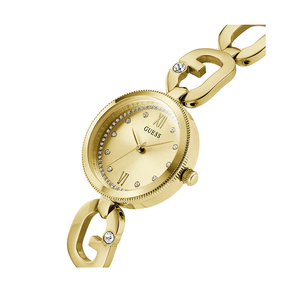 Guess Damenuhr – Gold, 30 mm