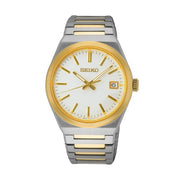Seiko Herrenuhr mit Saphirglas – Gold, SUR558P1