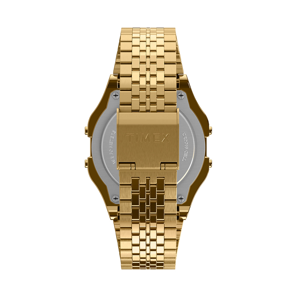 Timex Herrenuhr mit Weckfunktion – Gold, 42 mm