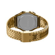 Timex Herrenuhr mit Weckfunktion – Gold, 42 mm