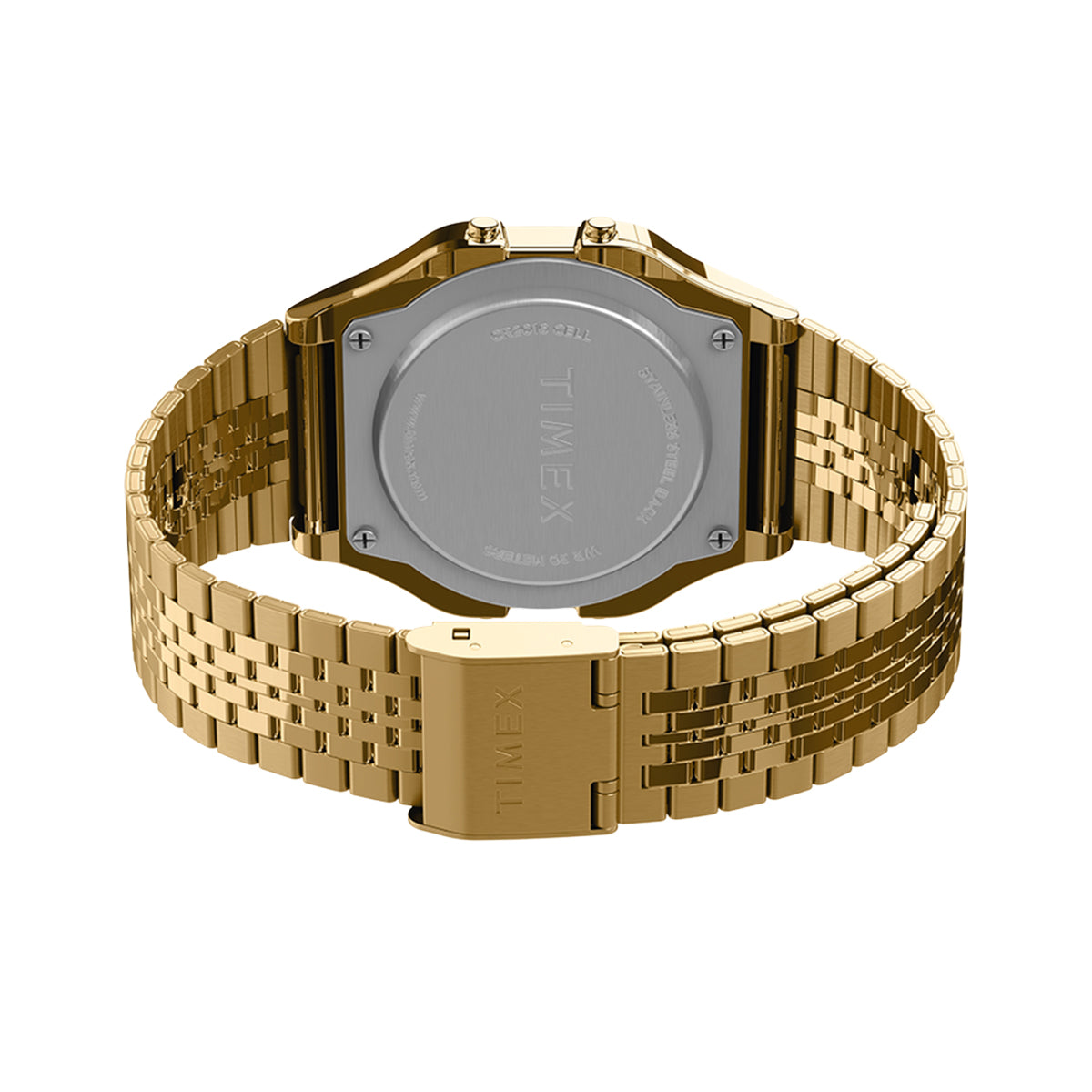 Timex Herrenuhr mit Weckfunktion – Gold, 42 mm